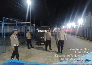 Tingkatkan Keamanan, Jajaran Polresta Deli Serdang Gencarkan Patroli Blue Light dan Dialogis